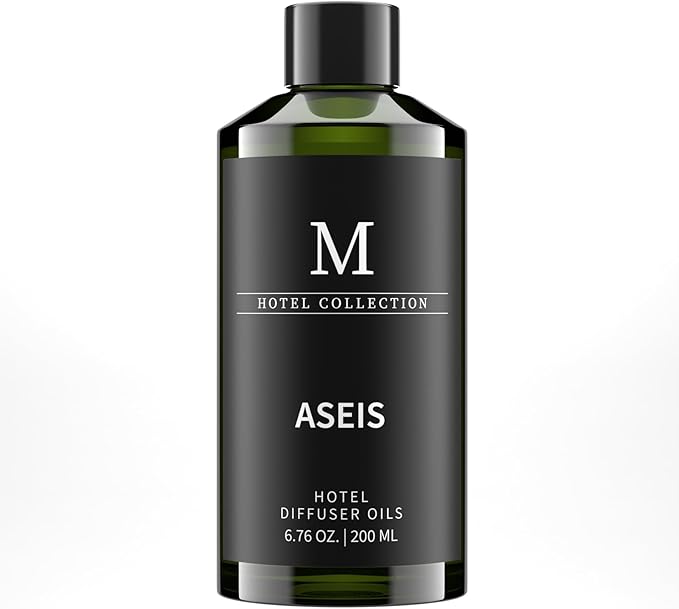 Hotel Collection Diffuser Oil- 6.76 Fl Oz/200ML-ASEIS,Luxury Essential Oils for Diffuser Refill & Machines,Bigger Bottle, Bolder Aroma, Longer Lasting