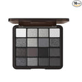 16 Color Smokey Eyeshadow Palette - Highly Pigmented Matte & Glitter Shades, Long-Lasting, Waterproof & Blendable, Black Silver Gray Eyeshadow Set for Sultry Glam (16 Color Reversal Star Smokey)