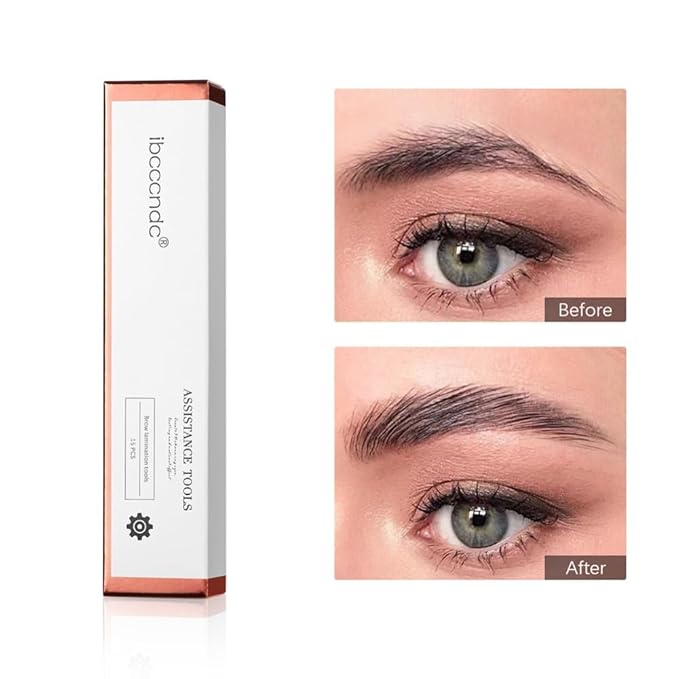 Eyebrow Lamination Kit, Brow Lamination Kit,Professional DIY Eyebrows Lift Styling Kit For Fuller And Messy Eyebrows,Lasting 8 Weeks,Suitable For Salon,Home Use, Clear
