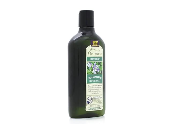 Avalon Organics Volumizing Shampoo, Rosemary 11 oz (Pack of 10)