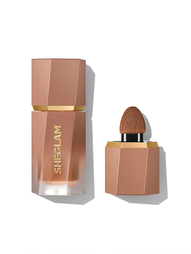 SHEGLAM Sun Sculpt Cool Toned Liquid Contour Stick Long Lasting Cream Matte Bronzer Makeup - Terracotta