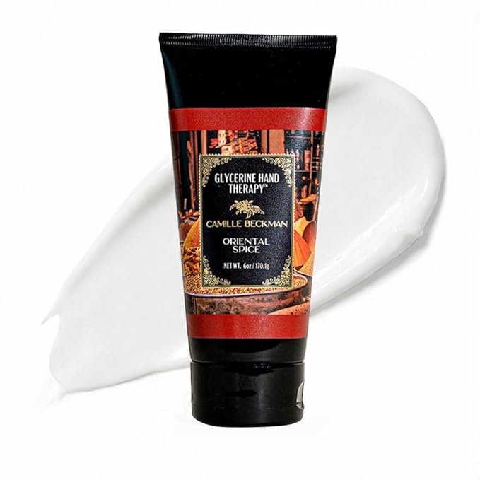 Camille Beckman Glycerine Hand Therapy Cream, Oriental Spice, 6 Ounce
