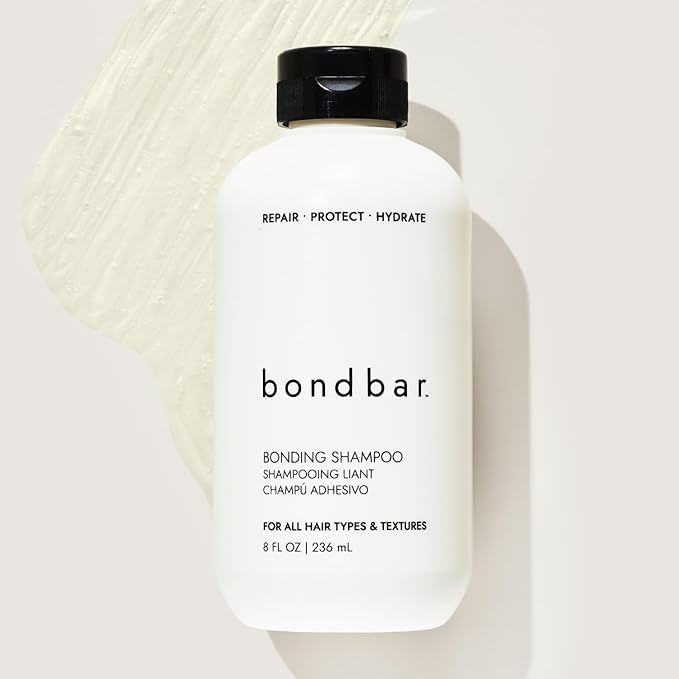 Bondbar Repairing Shampoo, Protects, Strengthens & Hydrates All Hair Types & Textures, Prevents Flyaways & Frizz, Adds Moisture & Shine, Vegan, CrueltyFree, 8 Fl. Oz. (Pack of 2)