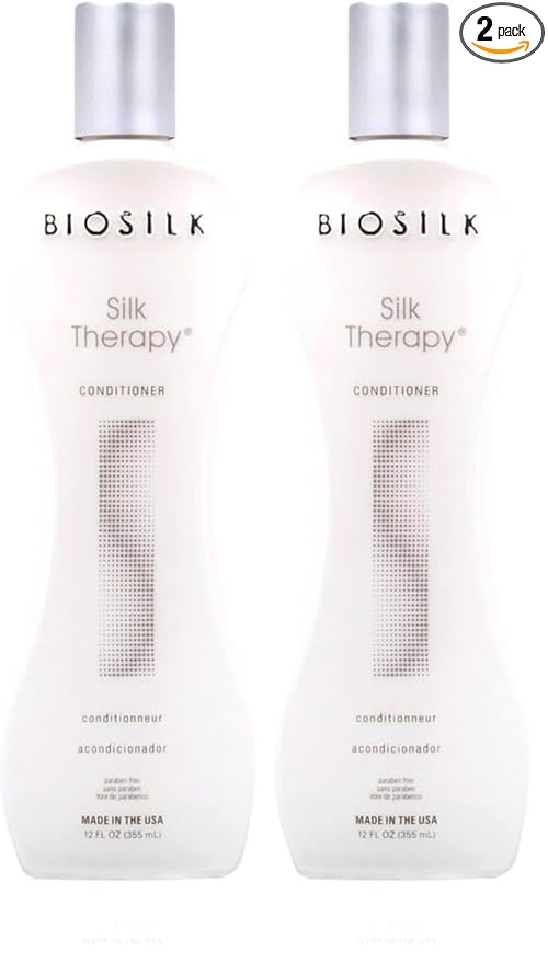 BioSilk Silk Therapy Conditioner, 12 Ounce (Pack of 2)