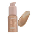 PHOERA Skin Glow Tint Foundation,Natural Radiant Flawless Filter Effect Silk Perfect Illuminating Foundation. (04 Deep)