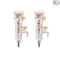LOKFAR 2 Pack Matte Eyeshadow Primer for Oily Lids Medium Eyeshadow No Crease Eye Primer Makeup Eyeshadow Base Waterproof & Smudge-proof & Long Lasting Cream Liquid Eye-shadow for All Shadows (Set B)