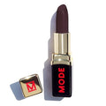MODE Black Burgundy Vamp Lipstick Virgin Matte Areni Noir OUT OF LINE Long Lasting Pigment Rich Lip Color, Nourishing Natural Skincare Fruit Oils, Organic Shea Butter, Cruelty Free
