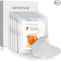 5 Pairs of MOND'SUB Honey & Almond Nourishing Foot Masks - Baby Foot Moisturizing Mask for Dry Skin to Removing Dead Skin & Repairing Rough Heels & Foot Crack