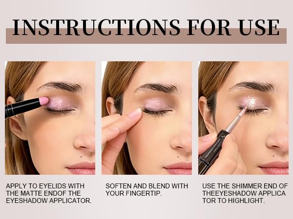 2-in-1 Eye Shadow & Liquid Eyeshadow, Waterproof Cream Eye Makeup Crayon Long Lasting Shimmer Glitter Gold Eye Brightener for Mature Women(02 ORANGE)