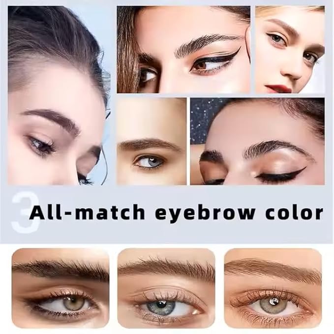 2-in-1 Eyelash & Eyebrow Tint Kit – Professional Lash & Brow Coloring Kit with Cream Developer – Long-Lasting, Waterproof & Smudge-Proof Color – Salon & Home Use
