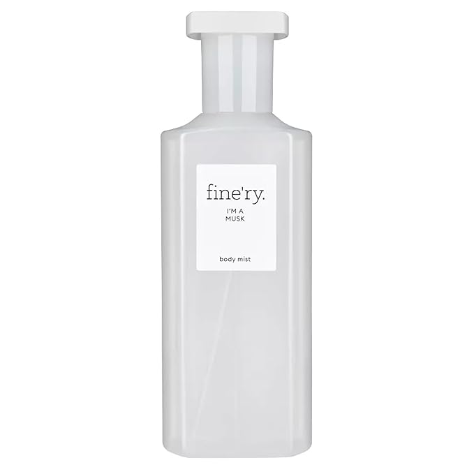 Fine'ry I'm a Musk Hair + Body Fragrance Mist Spray for Women & Men - Clean, Woody Skin Unisex Scent, Long-Lasting with Fluffy Musk, Cotton Blossom & Creamy Sandalwood, Vegan (5 Fl Oz)
