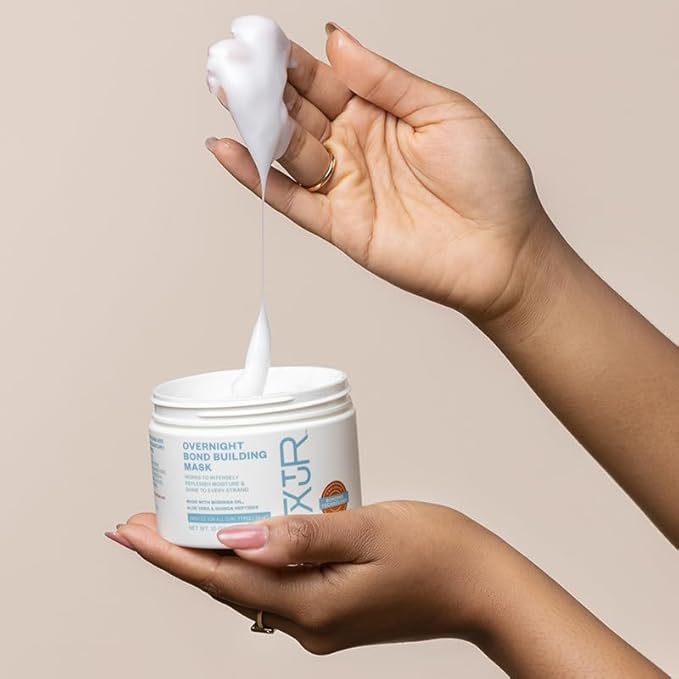 Overnight Bond Building Mask, Deep Conditioning Hair Treatment That Delivers Intensive Hydration That Leads To Enhanced Shine, Softness, & Manageability, 10 Oz | Intensive Hydration