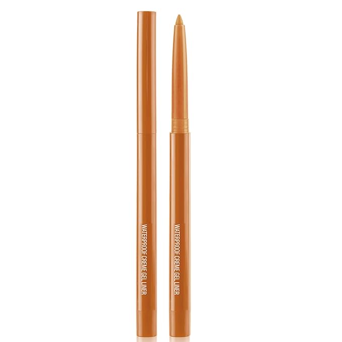 Eyeliner Pencil, Waterproof Eyeliner Long-lasting, Champagne-shine Eyeliners, High-Pigmented Colorful Eyeliners Easy To Use Eye Liner Pen for Women, Champagne-shine