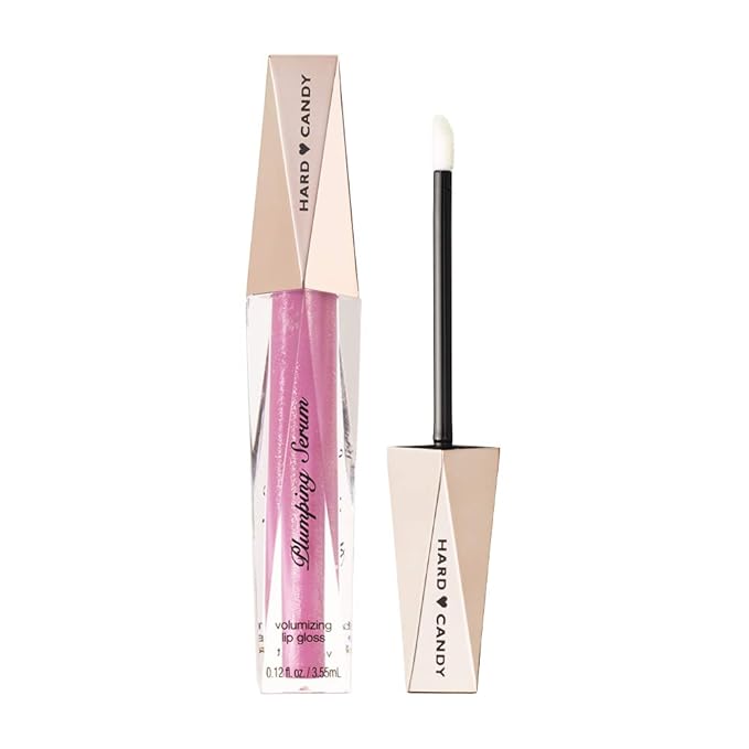 Hard Candy Plumping Serum Flasher Volumizing Lip Gloss 0.12 fl oz (#1561 - Pink Flamingo)