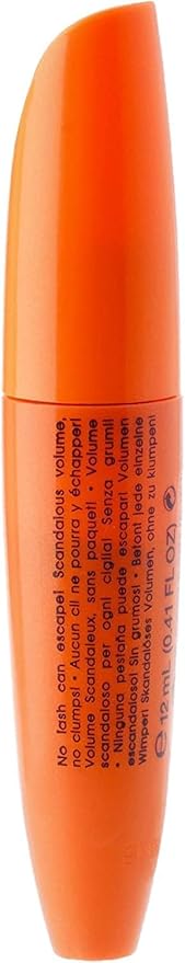 Rimmel London Scandaleyes Mascara, Waterproof, Long-Wearing, Smudge-Proof, 001, Black, 0.41oz