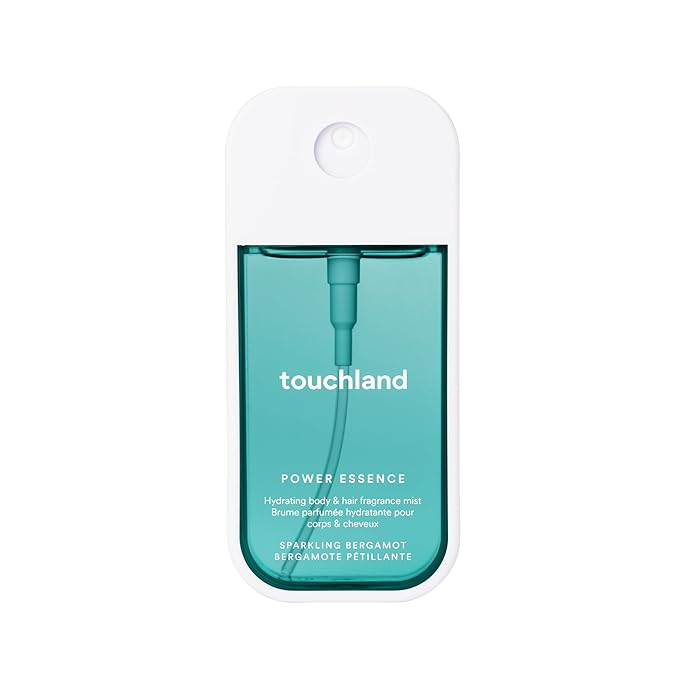 Touchland Hydrating Body & Hair Fragrance Mist – Sparkling Bergamot – 2 FL OZ Travel Size Perfume Spray – Notes of Ripe Bergamot, Fresh Grapefruit, and Warm Hinoki