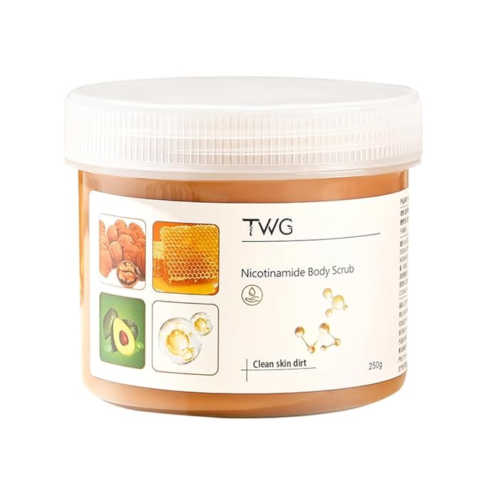 Nicotinamide Body Scrub for Blemishes, Spots, Large Pores,Repairs Skin Defects, Promotes Renewal,Deeply Hydrating, 8.8 Ounce,Body Scrub That Nourishes Skin (Nicotinamide)