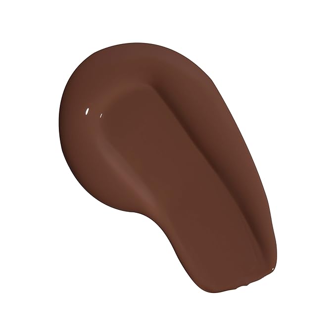 Revolution Skin Silk Radiant Satin Serum Foundation, Buildable Coverage with Hydrating Hyaluronic Acid for a Natural Finish, Vegan & Cruelty-Free, F18NW Deep Skin Tones, 0.77 fl oz