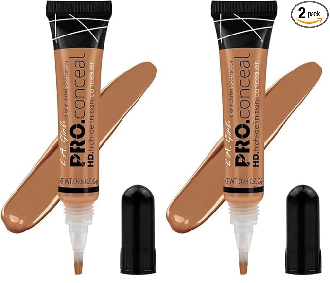 L.A. Girl HD Pro.Conceal, Cool Tan GC980 (Pack of 2)
