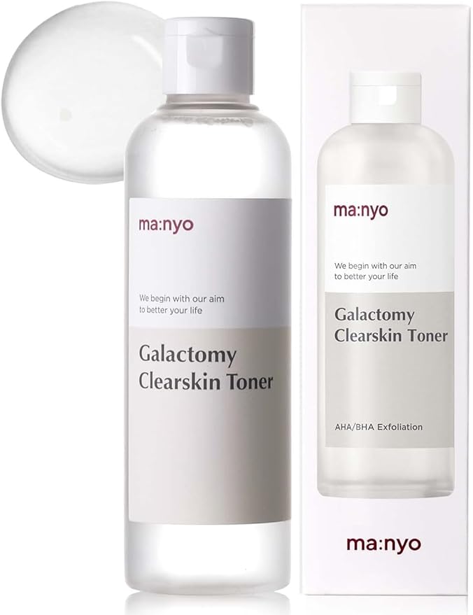 MANYO Galactomy Clear Skin Toner, Brightening & Hydrating Toner with Natural Fermented Filtrate For Pore Care & Even Skin Tone, Suitable for All Skin Types, Korean Skincare 7.1fl oz (210ml)