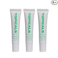 Topicals Slick Salve Mint Glossy Lip Balm | Soothes Discomfort, Strengthens Barrier & Provides Lasting Hydration & Relief | Vegan, Paraben-Free Formula w/Hyaluronic Acid (3 Pack, 0.5 Fl Oz Each)