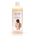 OMIC Lighten-Up LightenUp Lactic Acid Body Wash - 33.8 Fl oz / 1000 ml - Exfoliating Shower Gel, with Shea Butter, Coconut Oil, For All Skin Types