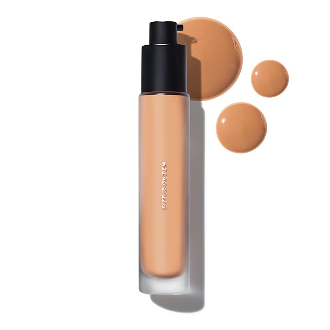 MAKE Beauty Skin Tint – Sheer to Medium Coverage with a Natural Radiant Finish. Lightweight, Smoothing Formula with Niacinamide and Adenosine. Diffusion Dew – 08 Caramel