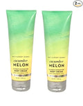Bath & Body Works Ultimate Hydration Body Cream For Women 8 Fl Oz 2- Pack (Cucumber Melon)