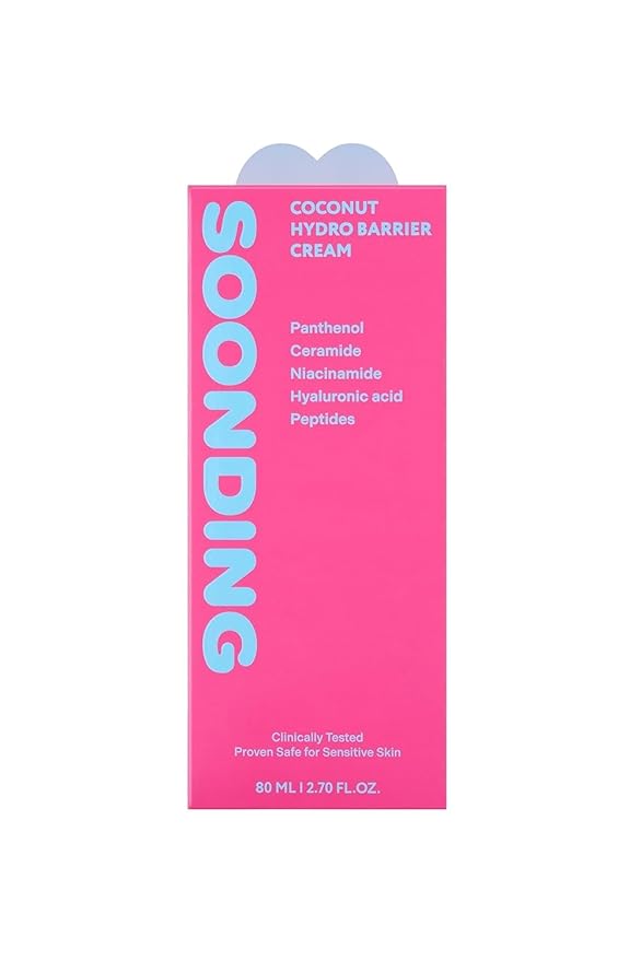 Coconut Hydro Barrier Cream | Soothing & Barrier Repair Moisturizer with Panthenol, Ceramide & Squalane | Non-Greasy, Fragrance Free Capsule Cream Korean Skin Care (80ml / 2.7 fl oz)