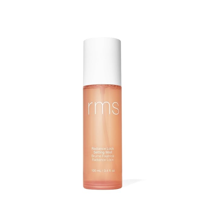 RMS Beauty Radiance Lock Setting Mist – Hydrating Makeup Setting Spray, Dewy Finish, Long-Lasting Makeup Fixer, Skin Soothing Botanicals, Refreshing Face Mist, 3.4 fl oz