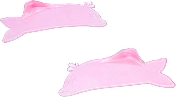 Libeauty Flat Lash Lift Shields, Ultra Thin Korean Flat Shields for Step 1 Perm/Lift, Flexible Use as Eye Patches or Lift Ribbon, Dolphin-Shaped Design for Easy Pick Up