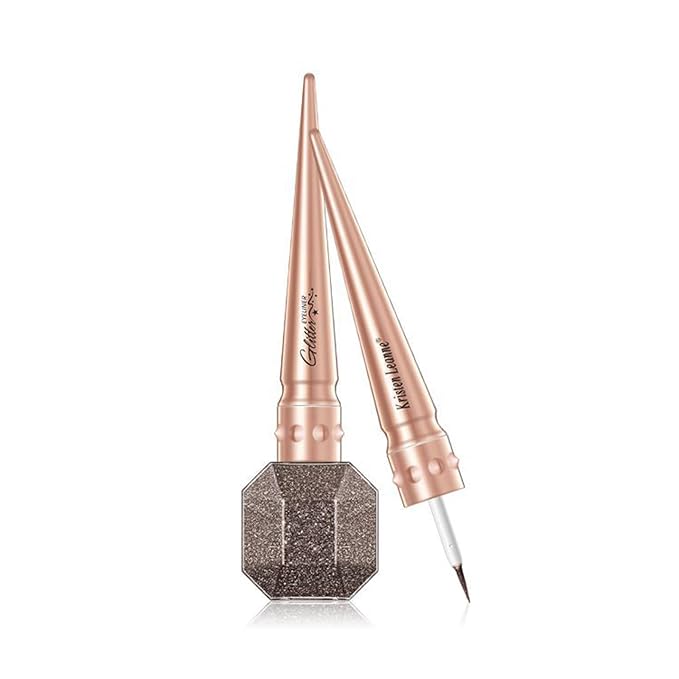 MODIDSTU12 Colors Glitter Eyeliner, Waterproof Sparkle Liquid Eyeliner Pen, Diamond Shine Festival Makeup, Long-Lasting Shimmer Eye Liner for Party, Wedding set (04)
