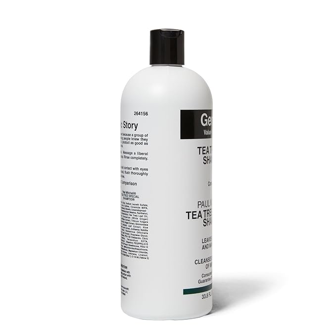 Generic Value Products Tea Tree Oil Shampoo, Leaves Hair Soft and Manageable, Leaves Scalp Clean and Tingling, Adds Vitality and Luster, 16 oz.
