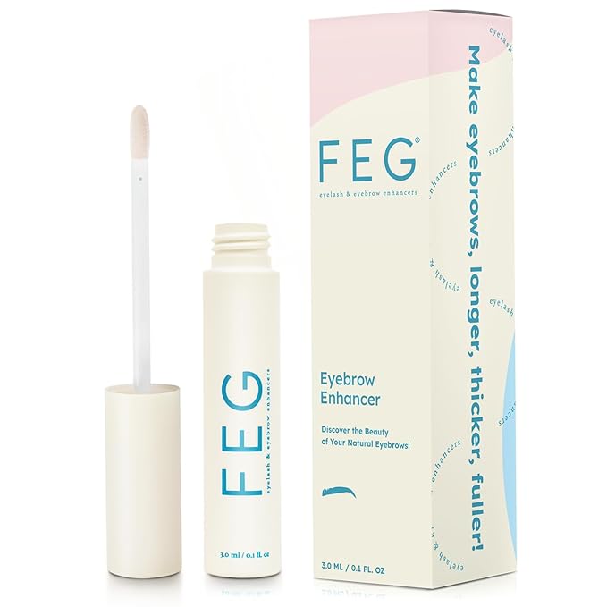FEG Pro Advanced Eyelash Enhancer and Eyebrow Growth Serum Bundle | Brow and Lash Serum for Help Growing Naturally Thick, Full, and Long Eyelashes and Eyebrows | Stimulate Natural Growth | 3ml Bottles