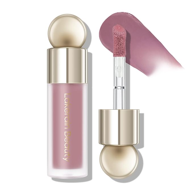 KYDA Liquid Blush, Matte Tinted for Cheeks, Lasting Dewy Cheek, Soft Creamy Blush, Blendable Lightweight, Buildable Matte Coverage, Dusty Lavender