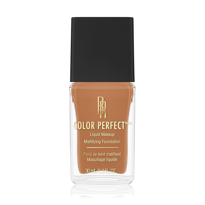 Black Radiance Color Perfect Liquid Full Coverage Foundation Makeup, Mocha Honey, 1 Ounce
