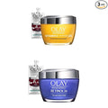 Olay Regenerist Vitamin C + Peptide 24 Brightening Face Moisturizer (1.7 Oz) and Retinol 24 Night Face Moisturizer (1.7 Oz) + 2 Travel Size Whip Face Moisturizers