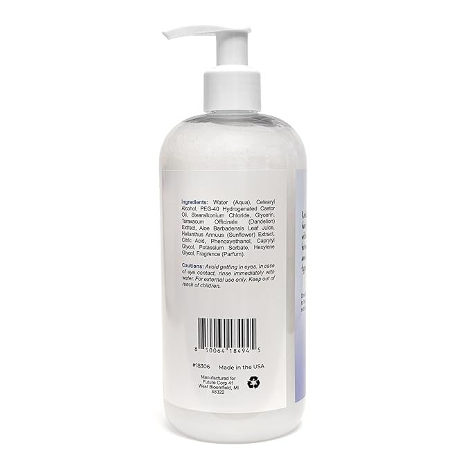 Hydrating Conditioner, 16 oz - (Sodium Chloride Free, Sulfate Free, Paraben Free, Vegan)