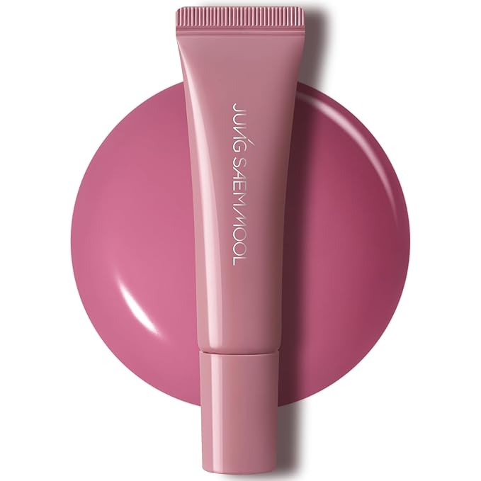 JUNG SAEM MOOL LIP-PRESSION Metal Serum Gloss | Hydrating Tinted Lip Balm with a Hygiene Precision Metal Applicator & Serum Infused Ingredients, Korean Lip Plumper Gloss (Muted Fig)