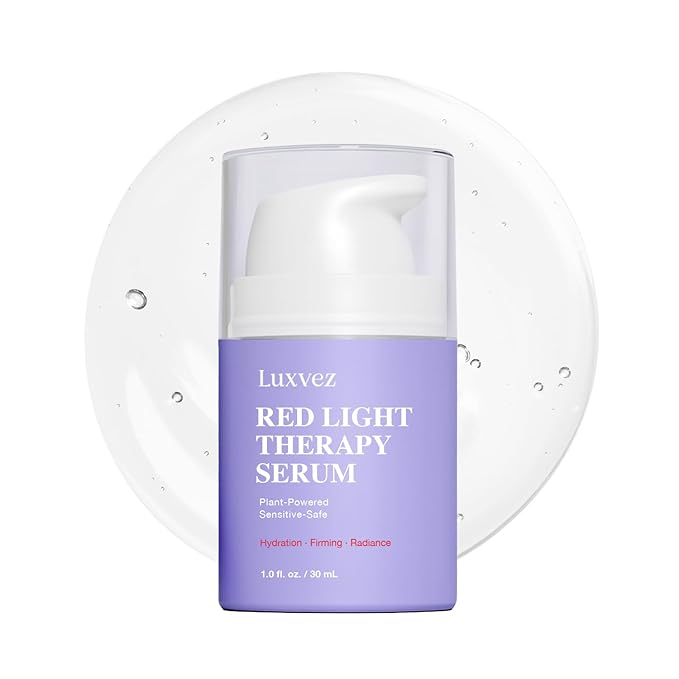 Red Light Therapy Activation Serum for Face – Hydrating & Firming Booster for LED Red Light Devices – Anti-Aging Green Tea Serum with Niacinamide, Hyaluronic Acid, Peptides & Collagen – 1 fl oz