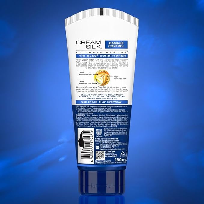 Cream Silk reCONSTRUCT Damage Control Conditioner 180mL