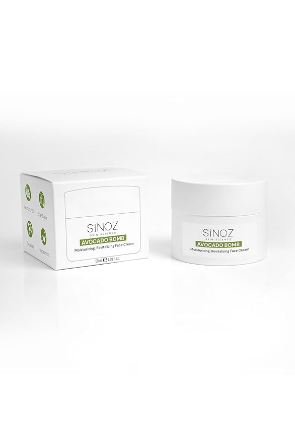 sinoz Avocado Bomb Revitalizing Moisturising Face Care Cream 50 Ml