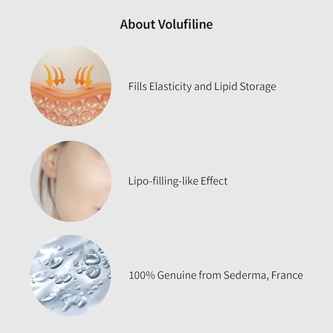 Volufiline Serum, Pure Volufiline Oil for face, breast, butt, under eyes, Skin Elasticity, 100% Genuine, France Sederma, Cosmetic Ingredient booster korean volifiline glass bottle, 0.5 fl. oz. / 15 ml