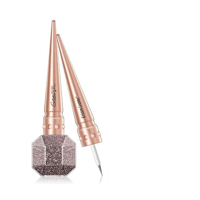 MODIDSTU12 Colors Glitter Eyeliner, Waterproof Sparkle Liquid Eyeliner Pen, Diamond Shine Festival Makeup, Long-Lasting Shimmer Eye Liner for Party, Wedding set (11)