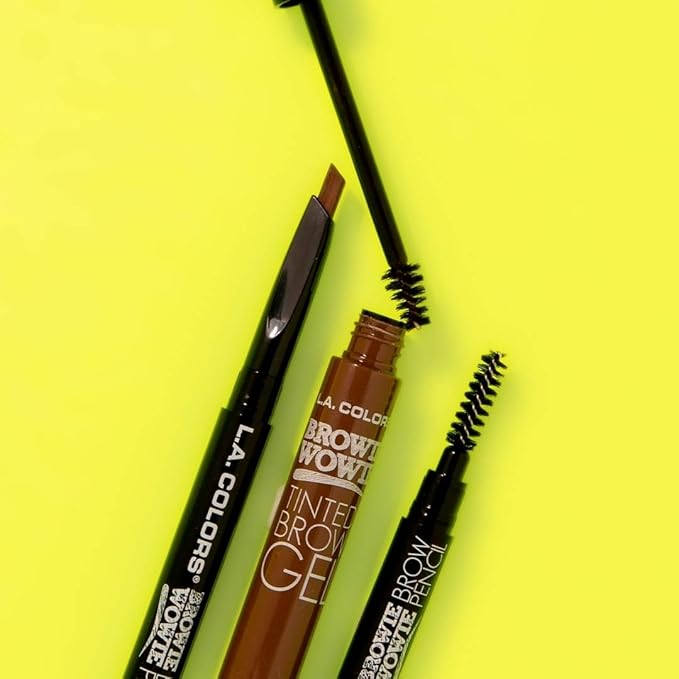 L.A. COLORS Browie Wowie Brow Pencil, Espresso CBP407 (Pack of 2)