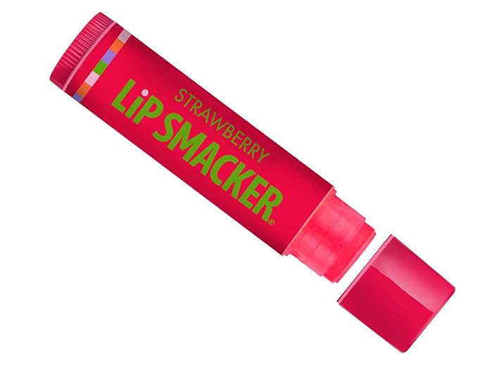 Lip Smacker Strawberry Lip Balm, 0.14 oz (Pack of 12)