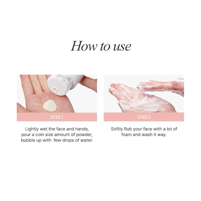 LON.G Red Ginseng Enzyme Powder Face Wash | Soft Cleanser and Exfoliator for Sensitive Skin, hydrating daily facial cleanser, low pH, blackhead removal, Ultra- Fine, Korean Skincare, 50g 1.76 oz.