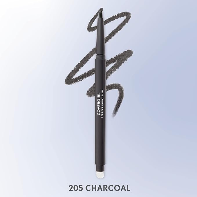 COVERGIRL Perfect Point Plus Eyeliner, Charcoal, 0.08 Ounce (Pack of 2)