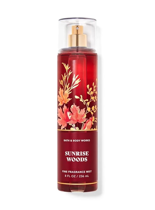 Bath & Body Works Sunrise Woods Fine Fragrance Body Spray Mist, Warm Vanilla Sugar (Sunrise Woods)