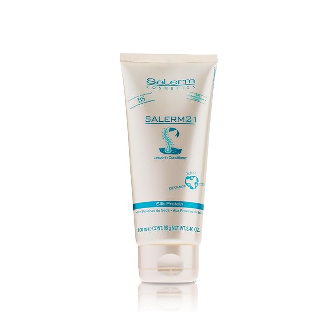 SALERM - Instant Hair Conditioner 21 Silk Protein - 100 ml - Leave-In or Rinse-Out Conditioner - with Silk Proteins - Heat Protector and Hydrating
